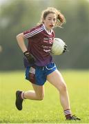 6 April 2019; Éabha Brennan of Coláiste Bhaile Chláir, Claregalway, during the Lidl All Ireland Post Primary School Junior A Final match between Coláiste Bhaile Chláir, Claregalway, Galway, and St Catherine’s, Armagh, at Philly McGuinness Memorial Park in Mohill in Co Leitrim. Photo by Stephen McCarthy/Sportsfile