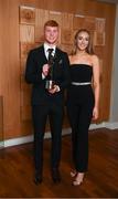 6 April 2019; AIB GAA Club Hurler of the Year Adrian Mullen of Ballyhale Shamrocks with partner Laura MacDonald at the AIB GAA Club Player 2018/19 Awards at Croke Park in Dublin. Photo by Stephen McCarthy/Sportsfile