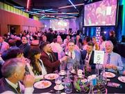 6 April 2019; The Two Johnnies interview Patrick Fox of Mullinalaghta during the AIB GAA Club Player 2018/19 Awards at Croke Park in Dublin. Photo by Stephen McCarthy/Sportsfile