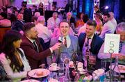 6 April 2019; The Two Johnnies interview Patrick Fox of Mullinalaghta during the AIB GAA Club Player 2018/19 Awards at Croke Park in Dublin. Photo by Stephen McCarthy/Sportsfile