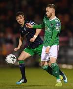 5 April 2019; Kevin O'Connor of Cork City and Ronan Finn of Shamrock Rovers during the SSE Airtricity League Premier Division match between Cork City and Shamrock Rovers at Turners Cross in Cork. Photo by Stephen McCarthy/Sportsfile