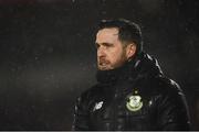 5 April 2019; Shamrock Rovers manager Stephen Bradley during the SSE Airtricity League Premier Division match between Cork City and Shamrock Rovers at Turners Cross in Cork. Photo by Stephen McCarthy/Sportsfile