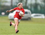 07 April 2019; Laura O'Mahony of Cork during the Lidl Ladies NFL Round 7 match between Cork and Dublin at Mallow in Co. Cork. Photo by Matt Browne/Sportsfile