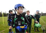 8 April 2019; Ruairí Ó Neill, age 9, from Gaelscoil an Bhradáin Feasa, enjoys a half time orange during a match prior to the unveiling of the new GAA manifesto in both Irish and English at St Colmcilles GAA Club in Bettystown, Co Meath. The manifesto is an affirmation of the GAA's mission, vision and values, and a celebration of all the people who make the Association what it is. The intention is for the manifesto to be proudly displayed across the GAA network and wherever Gaelic Games are played at home and abroad&quot;. It marks the start of a wider support message that celebrates belonging to the GAA, which is centered around the statement: ‘GAA – Where We All Belong’ / CLG – Tá Áit Duinn Uilig’. Photo by Stephen McCarthy/Sportsfile