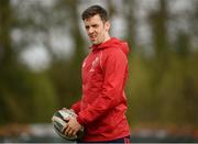 8 April 2019; Darren Sweetnam during Munster Rugby Squad Training at the University of Limerick in Limerick. Photo by Harry Murphy/Sportsfile