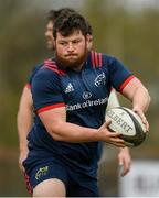 8 April 2019; Ciaran Parker during Munster Rugby Squad Training at the University of Limerick in Limerick. Photo by Harry Murphy/Sportsfile