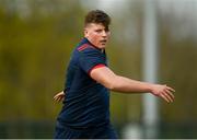 8 April 2019; Josh Wycherle during Munster Rugby Squad Training at the University of Limerick in Limerick. Photo by Harry Murphy/Sportsfile