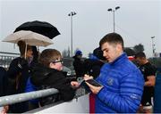 8 April 2019; Luke McGrath during a signing session for Leinster Rugby season ticket holders at Energia Park in Donnybrook, Dublin. Photo by Ramsey Cardy/Sportsfile