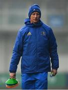 8 April 2019; Head coach Leo Cullen during Leinster Rugby squad training at Energia Park in Donnybrook, Dublin. Photo by Ramsey Cardy/Sportsfile