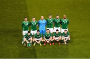 26 March 2019; Ireland team photo prior to the UEFA EURO2020 Group D qualifying match between Republic of Ireland and Georgia at the Aviva Stadium, Lansdowne Road, in Dublin. Photo by Eóin Noonan/Sportsfile