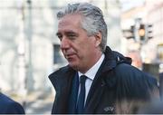 10 April 2019; John Delaney, Executive Vice President of The Football Association of Ireland attending a meeting with the Oireachtas Committee on Sport at Dáil Éireann in Dublin. Photo by Sam Barnes/Sportsfile