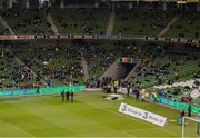 26 March 2019; A general view of Aviva Stadium ahead of the UEFA EURO2020 Group D qualifying match between Republic of Ireland and Georgia at the Aviva Stadium, Lansdowne Road, in Dublin. Photo by Eóin Noonan/Sportsfile