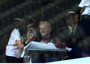 12 April 2019; Sean Cox and family members in attendance prior to the Sean Cox Fundraiser match between the Republic of Ireland XI and Liverpool FC Legends at the Aviva Stadium in Dublin. Photo by Sam Barnes/Sportsfile