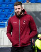 5 April 2019; Stuart McCloskey of Ulster ahead of the Guinness PRO14 Round 19 match between Glasgow Warriors and Ulster at Scotstoun Stadium in Glasgow, Scotland. Photo by Ross Parker/Sportsfile