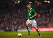 12 April 2019; Kenny Cunningham of Republic of Ireland XI during the Sean Cox Fundraiser match between the Republic of Ireland XI and Liverpool FC Legends at the Aviva Stadium in Dublin. Photo by Stephen McCarthy/Sportsfile