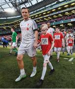 12 April 2019; Vladimir Smicer of Liverpool FC Legends walks out prior to the Sean Cox Fundraiser match between the Republic of Ireland XI and Liverpool FC Legends at the Aviva Stadium in Dublin. Photo by Stephen McCarthy/Sportsfile