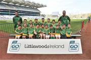 13 April 2019; Millmore Gaels GAA Club Co Westmeath pictured at the Littlewoods Ireland Go Games Provincial Days in Croke Park. This year over 6,000 boys and girls aged between six and twelve represented their clubs in a series of mini blitzes and just like their heroes got to play in Croke Park. Photo by Matt Browne/Sportsfile