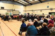 13 April 2019; A general view of the hall during the Tráth na gCéisteann Boird during The Scór Sinsir All Ireland Finals at St Gerards De La Salle Secondary School in Castlebar, Co Mayo.   Photo by Eóin Noonan/Sportsfile