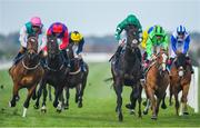 13 April 2019; Imaging, with Oisin Orr up, left, cross the line to win the Gladness Stakes at Naas Racecourse in Naas, Co Kildare. Photo by David Fitzgerald/Sportsfile