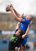 13 April 2019; Devin Toner of Leinster in action against Jonny Gray of Glasgow Warriors during the Guinness PRO14 Round 20 match between Leinster and Glasgow Warriors at the RDS Arena in Dublin. Photo by Stephen McCarthy/Sportsfile