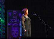 13 April 2019; Ulster team Amelia Murphy from Emyvale, Monaghan, competing in the Amhránaíocht Aonair catagory during the Scór Sinsir All Ireland Finals at the TF Royal hotel and theatre, Old Westport road in Castlebar, Co Mayo. Photo by Eóin Noonan/Sportsfile