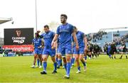 13 April 2019; Caelan Doris and his Leinster team-mates following the Guinness PRO14 Round 20 match between Leinster and Glasgow Warriors at the RDS Arena in Dublin. Photo by Ramsey Cardy/Sportsfile