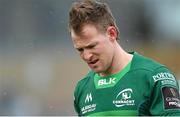 13 April 2019; Kieran Marmion of Connacht leaves the field for a head injury assessment during the Guinness PRO14 Round 20 match between Connacht and Cardiff Blues at The Sportsground in Galway. Photo by Piaras Ó Mídheach/Sportsfile