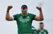 13 April 2019; Robin Copeland of Connacht celebrates during the Guinness PRO14 Round 20 match between Connacht and Cardiff Blues at The Sportsground in Galway. Photo by Piaras Ó Mídheach/Sportsfile