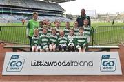 13 April 2019; Ballymanus GAA Club, Co. Wicklow, pictured at the Littlewoods Ireland Go Games Provincial Days in Croke Park. This year over 6,000 boys and girls aged between six and twelve represented their clubs in a series of mini blitzes and just like their heroes got to play in Croke Park. Photo by Matt Browne/Sportsfile
