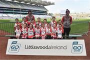 13 April 2019; Knockbridge GAA Club, Co. Louth, pictured at the Littlewoods Ireland Go Games Provincial Days in Croke Park. This year over 6,000 boys and girls aged between six and twelve represented their clubs in a series of mini blitzes and just like their heroes got to play in Croke Park. Photo by Matt Browne/Sportsfile