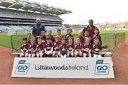 13 April 2019; Naomh Brid GAA Club, Co. Carlow, pictured at the Littlewoods Ireland Go Games Provincial Days in Croke Park. This year over 6,000 boys and girls aged between six and twelve represented their clubs in a series of mini blitzes and just like their heroes got to play in Croke Park. Photo by Matt Browne/Sportsfile