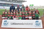 13 April 2019; Clonmore GAA Club, Co. Carlow, pictured at the Littlewoods Ireland Go Games Provincial Days in Croke Park. This year over 6,000 boys and girls aged between six and twelve represented their clubs in a series of mini blitzes and just like their heroes got to play in Croke Park. Photo by Matt Browne/Sportsfile