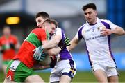 13 April 2019; Paddy Small of Ballymun Kickhams in action against Ross McGowan of Kilmacud Crokes during the Dublin County Senior 1 Club Football Championship Round 1 match between Ballymun Kickhams and Kilmacud Crokes at Parnell Park in Dublin. Photo by Ramsey Cardy/Sportsfile