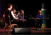 13 April 2019; Leinster team Shóna Ní Chnaimhín, Aaron MacKessy, Ciara MacKessy, Siobhan Ní Bhuachalla and Joe Keane from Kyle, Laois, competing in the Ceol Uirlise catagory during the Scór Sinsir All Ireland Finals at the TF Royal hotel and theatre, Old Westport road in Castlebar, Co Mayo. Photo by Eóin Noonan/Sportsfile