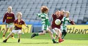 13 April 2019; Ruairi Kirkwood from O'Raghallaighs Gaelic GAA Club Co Louth in action against St Vincents GAA Club Co Longford at the Littlewoods Ireland Go Games Provincial Days in Croke Park. This year over 6,000 boys and girls aged between six and twelve represented their clubs in a series of mini blitzes and just like their heroes got to play in Croke Park. Photo by Matt Browne/Sportsfile