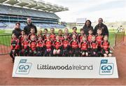 13 April 2019; St.Kevins GAA Club Co Louth pictured at the Littlewoods Ireland Go Games Provincial Days in Croke Park. This year over 6,000 boys and girls aged between six and twelve represented their clubs in a series of mini blitzes and just like their heroes got to play in Croke Park. Photo by Matt Browne/Sportsfile