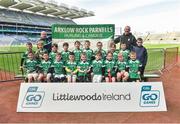 13 April 2019; Arklow Rock Parnells GAA Club Co Wicklow pictured at the Littlewoods Ireland Go Games Provincial Days in Croke Park. This year over 6,000 boys and girls aged between six and twelve represented their clubs in a series of mini blitzes and just like their heroes got to play in Croke Park. Photo by Matt Browne/Sportsfile