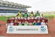 13 April 2019; St Vincents GAA Club Co Longford at the Littlewoods Ireland Go Games Provincial Days in Croke Park. This year over 6,000 boys and girls aged between six and twelve represented their clubs in a series of mini blitzes and just like their heroes got to play in Croke Park. Photo by Matt Browne/Sportsfile