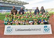 13 April 2019; St Patrick's Og GAA Club Co Longford pictured at the Littlewoods Ireland Go Games Provincial Days in Croke Park. This year over 6,000 boys and girls aged between six and twelve represented their clubs in a series of mini blitzes and just like their heroes got to play in Croke Park. Photo by Matt Browne/Sportsfile