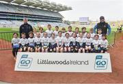 13 April 2019; Tyrrellspass GAA Club Co Westmeath pictured at the Littlewoods Ireland Go Games Provincial Days in Croke Park. This year over 6,000 boys and girls aged between six and twelve represented their clubs in a series of mini blitzes and just like their heroes got to play in Croke Park. Photo by Matt Browne/Sportsfile