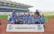 13 April 2019; St Bridgets GAA Club Co Westmeath pictured at the Littlewoods Ireland Go Games Provincial Days in Croke Park. This year over 6,000 boys and girls aged between six and twelve represented their clubs in a series of mini blitzes and just like their heroes got to play in Croke Park. Photo by Matt Browne/Sportsfile
