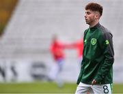 12 April 2019; Matthew O'Reilly of Republic of Ireland prior to the SAFIB Centenary Shield Under 18 Boy's International match between Republic of Ireland and England at Dalymount Park in Dublin. Photo by Ben McShane/Sportsfile