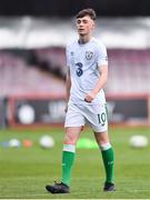 12 April 2019; Brandon Bermingham of Republic of Ireland prior to the SAFIB Centenary Shield Under 18 Boy's International match between Republic of Ireland and England at Dalymount Park in Dublin. Photo by Ben McShane/Sportsfile