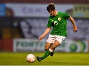 12 April 2019; Donal Higgins of Republic of Ireland during the SAFIB Centenary Shield Under 18 Boys' International match between Republic of Ireland and England at Dalymount Park in Dublin. Photo by Ben McShane/Sportsfile