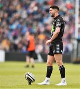 13 April 2019; Adam Hastings of Glasgow Warriors prepares to take a conversion following his side's first try during the Guinness PRO14 Round 20 match between Leinster and Glasgow Warriors at the RDS Arena in Dublin. Photo by Ben McShane/Sportsfile