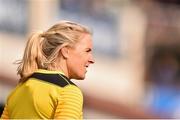 13 April 2019; Assistant Referee Joy Neville during the Guinness PRO14 Round 20 match between Leinster and Glasgow Warriors at the RDS Arena in Dublin. Photo by Ben McShane/Sportsfile