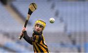 14 April 2019; Andrew Dalton, from St Lachtains GAA, Co Kilkenny, during the Littlewoods Ireland Go Games Provincial Days in Croke Park. This year over 6,000 boys and girls aged between six and twelve represented their clubs in a series of mini blitzes and just like their heroes got to play in Croke Park. Photo by Piaras Ó Mídheach/Sportsfile