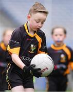 14 April 2019; Action between Nobber, Co Meath, and Tubberclair, Co Westmeath, during the Littlewoods Ireland Go Games Provincial Days in Croke Park. This year over 6,000 boys and girls aged between six and twelve represented their clubs in a series of mini blitzes and just like their heroes got to play in Croke Park. Photo by Piaras Ó Mídheach/Sportsfile