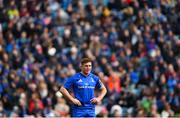 13 April 2019; Jordan Larmour of Leinster during the Guinness PRO14 Round 20 match between Leinster and Glasgow Warriors at the RDS Arena in Dublin. Photo by Ramsey Cardy/Sportsfile