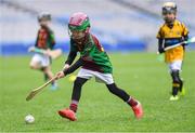 14 April 2019; Darragh Conneally of Kiltale, Co Meath, in action against Piltown, Co Kilkenny, during the Littlewoods Ireland Go Games Provincial Days in Croke Park. This year over 6,000 boys and girls aged between six and twelve represented their clubs in a series of mini blitzes and just like their heroes got to play in Croke Park. Photo by Piaras Ó Mídheach/Sportsfile